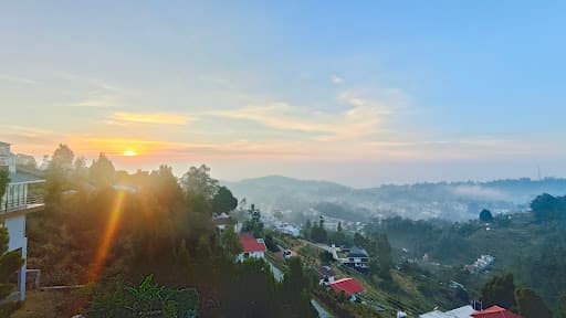 Misty Kodaikanal view from room windows