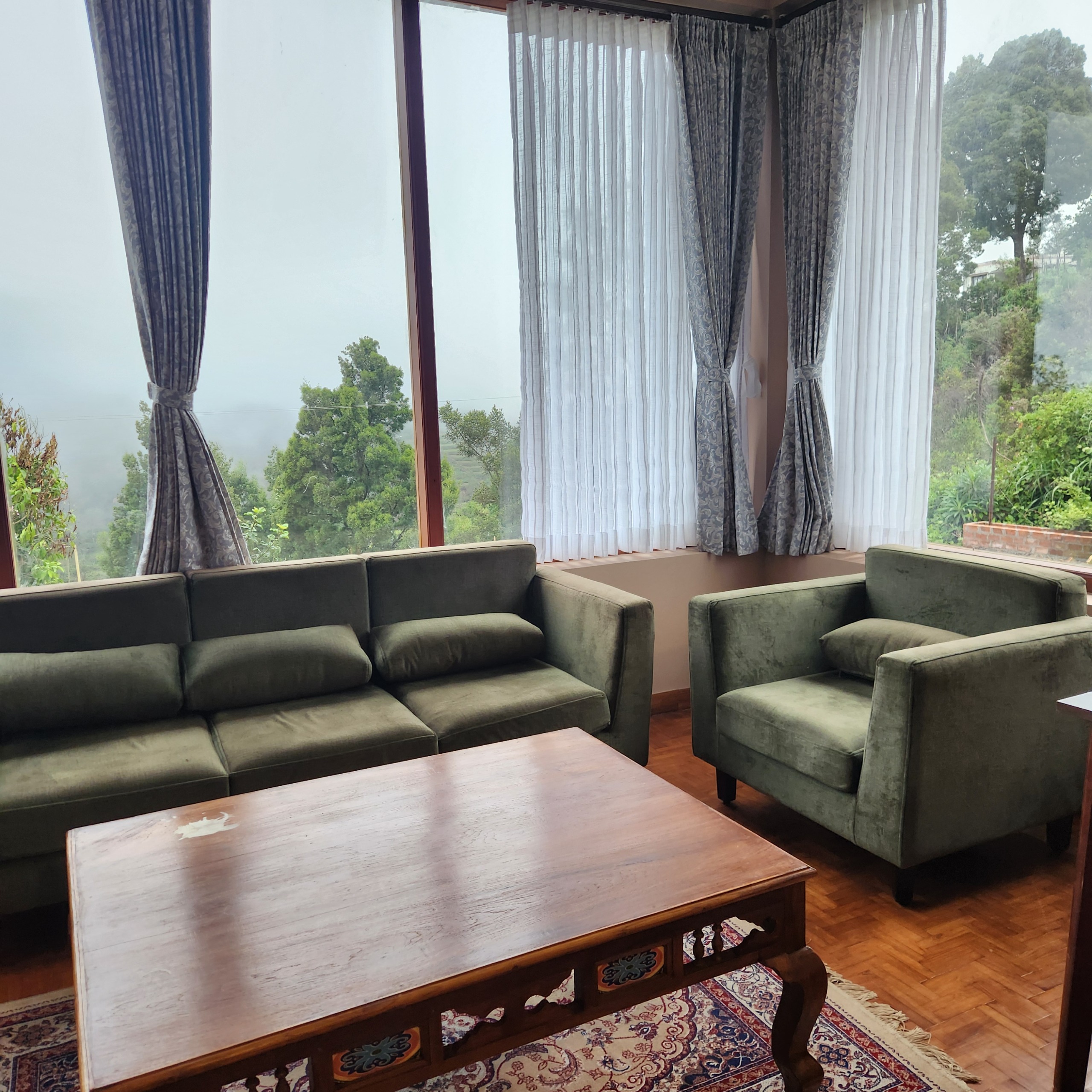 Warm Wooden Bedroom Interiors inside 2 BedRoom Apartment